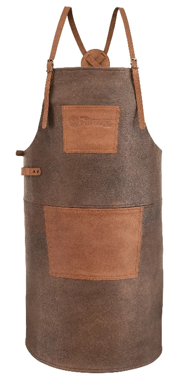 Petromax Büffelleder-Schürze Mit Gekreuztem Rückenband 1 Petromax Büffelleder-Schürze Mit Gekreuztem Rückenband