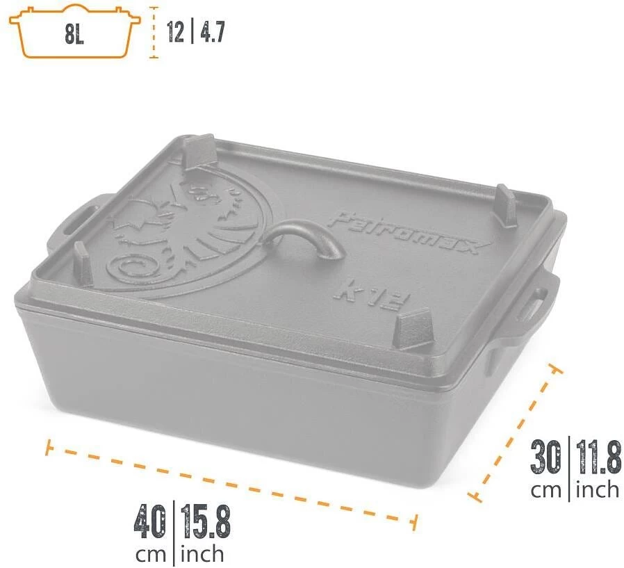 Petromax K12 Kastenform Mit Deckel 3 Petromax K12 Kastenform Mit Deckel – Bild 3