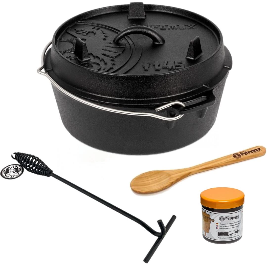 Petromax FT4.5-T Dutch Oven Set Inkl. Zubehör 1 Petromax FT4.5-T Dutch Oven Set Inkl. Zubehör