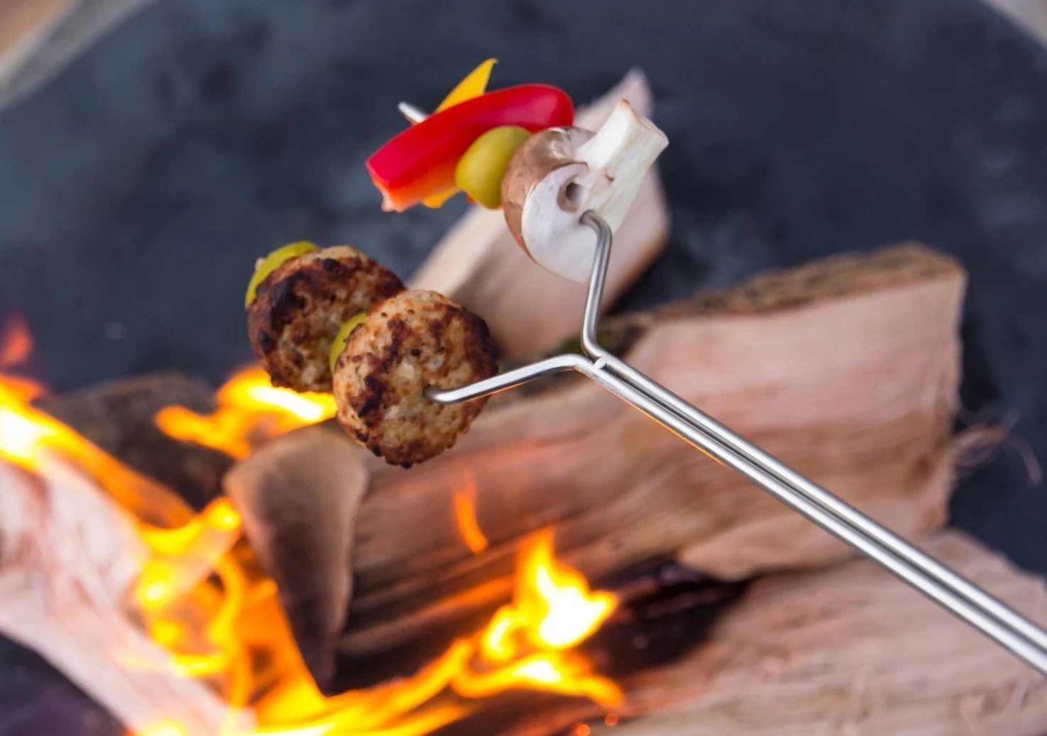 Lagerfeuerspieß Petromax Ls1 Gerade Länge 92cm 2Stück 4 Lagerfeuerspieß Petromax Ls1 Gerade Länge 92cm 2Stück – Bild 4