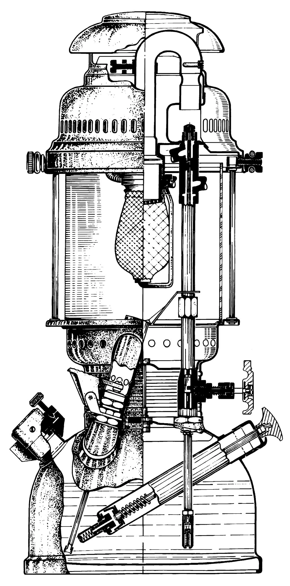 Petroleumlampe Petromax HK500 Messing Verchromt 2 Petroleumlampe Petromax HK500 Messing Verchromt – Bild 2