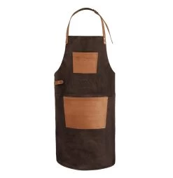 PETROMAX® Büffelleder Schürze Mit Nackenschlaufe