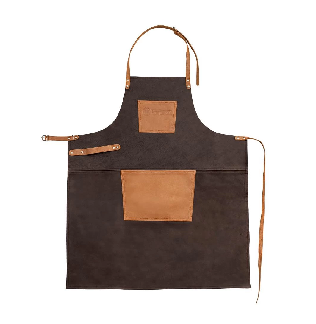 PETROMAX® Büffelleder Schürze Mit Nackenschlaufe 2 PETROMAX® Büffelleder Schürze Mit Nackenschlaufe – Bild 2