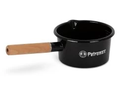 PETROMAX® Emaille Stieltopf Schwarz 1 Liter