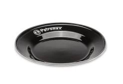 PETROMAX® Emaille Teller Schwarz 2 Stück 18cm
