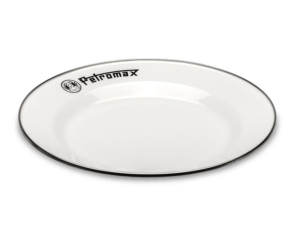 PETROMAX® Emaille Teller Weiß 2 Stück 26cm 1 PETROMAX® Emaille Teller Weiß 2 Stück 26cm